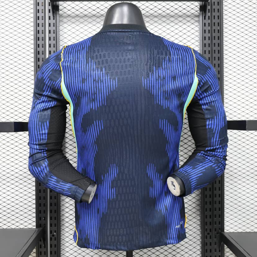 2026 Player Version Long Sleeve Brazil Away Shirt--1