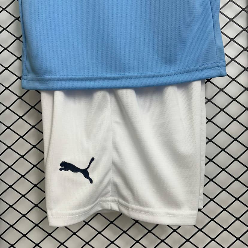 2025/2026 Manchester City Home Shirt Kids Size--8