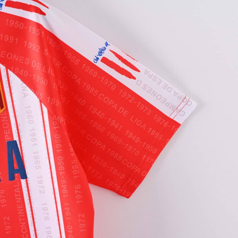 1995/1996 Retro Atletico Madrid Home Jersey--6