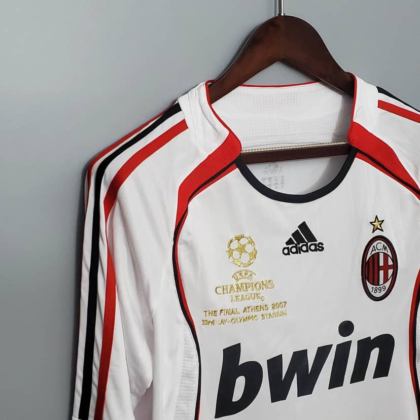 2006/2007 Retro Long Sleeve AC Milan Away Shirt--5