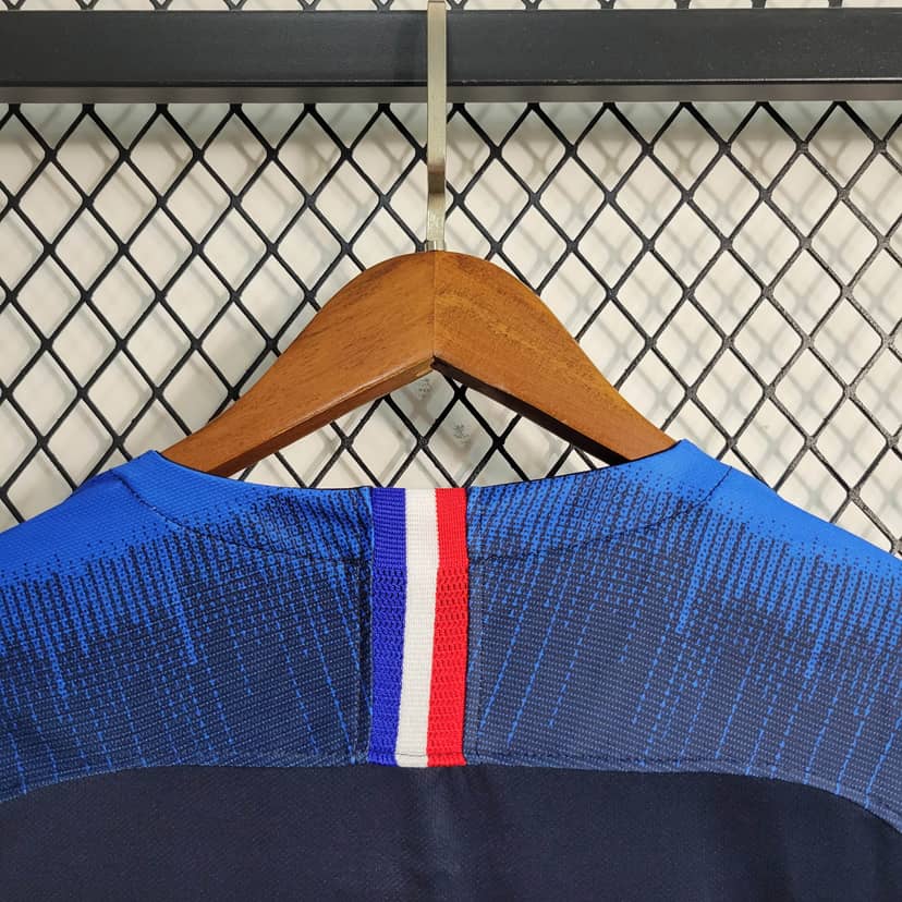 2018 Retro France Home Shirt--5