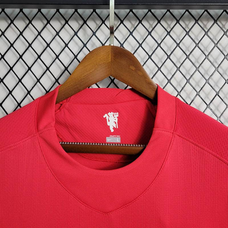 2007/2008 Retro Manchester United Home Champions League Edition Shirt--9