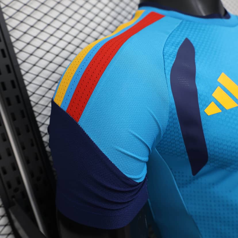 2026 Player Version Spain Training Suit Sky Blue Shirt--3
