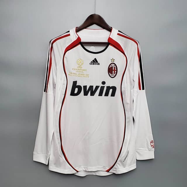 2006/2007 Retro Long Sleeve AC Milan Away Shirt