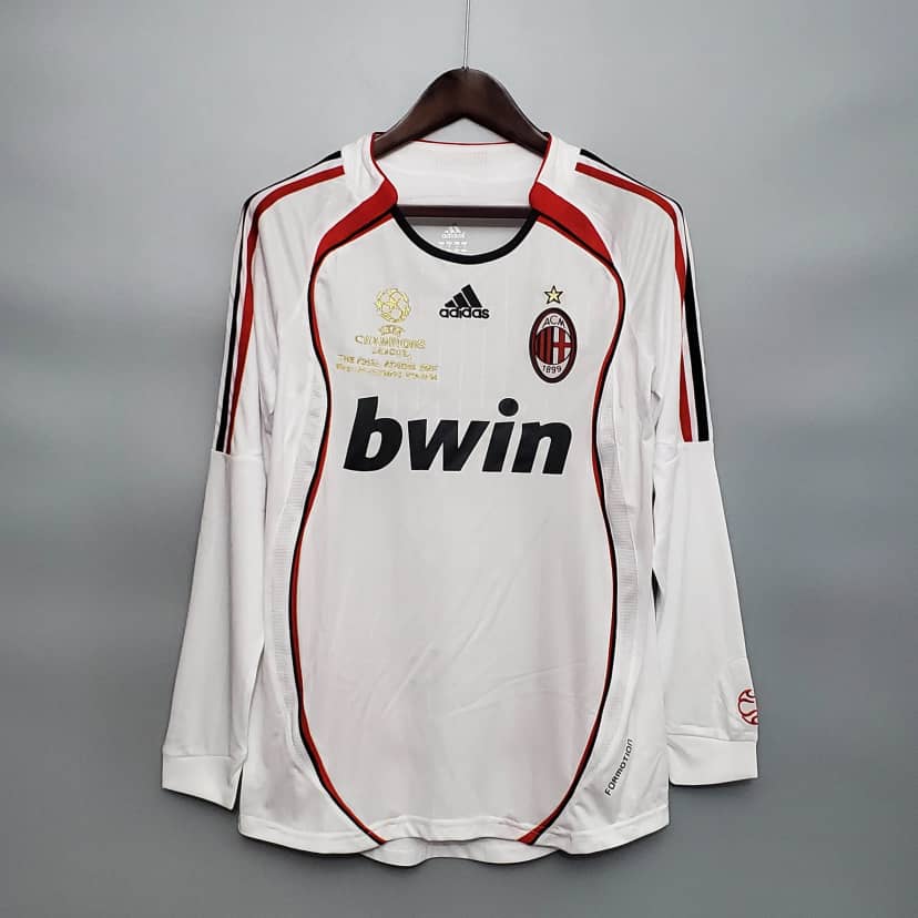 2006/2007 Retro Long Sleeve AC Milan Away Shirt