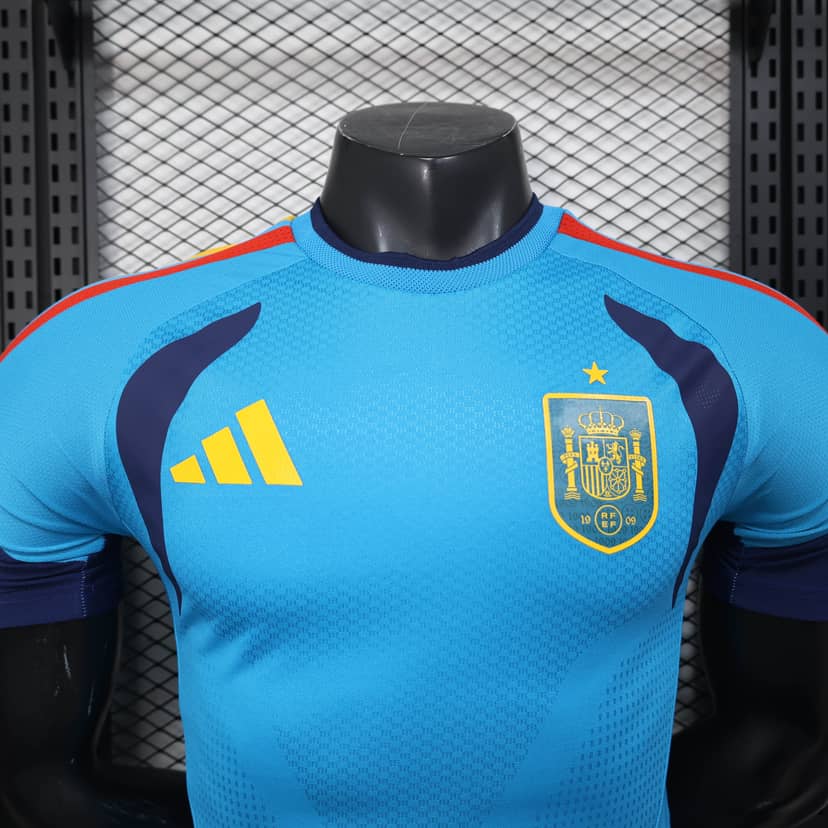 2026 Player Version Spain Training Suit Sky Blue Shirt--2
