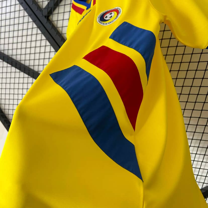 1994 Retro Romania National Team Home Shirt--5