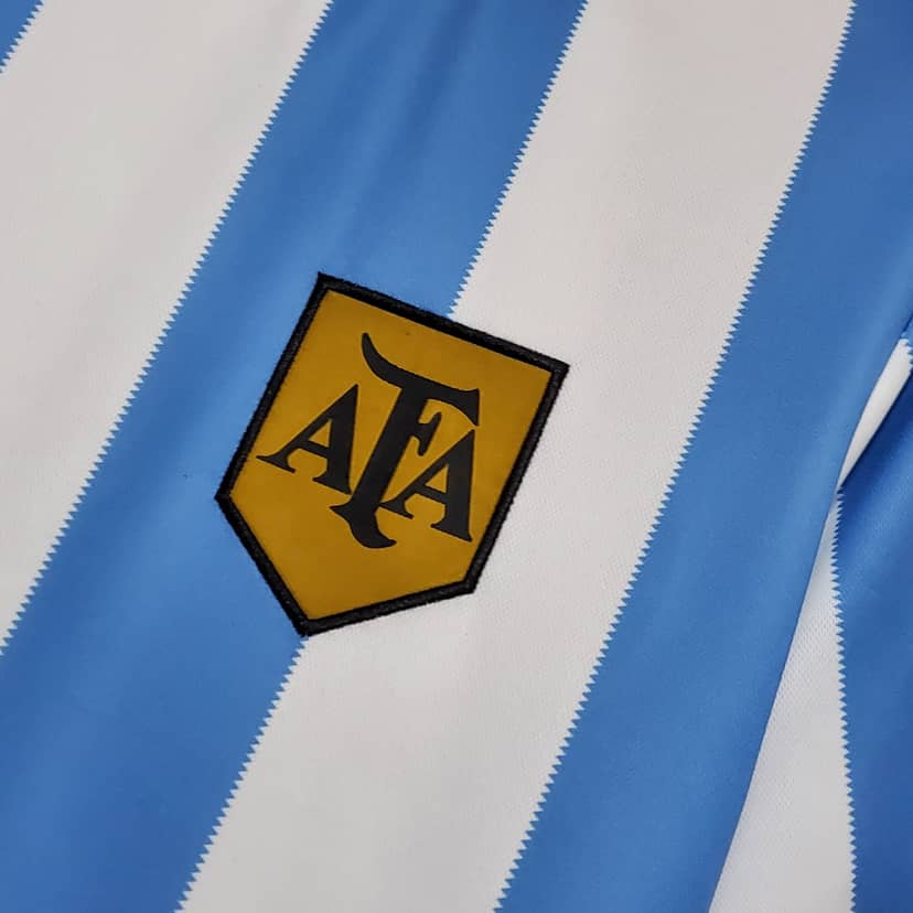 1978 Retro Argentina National Team Home Jersey--4