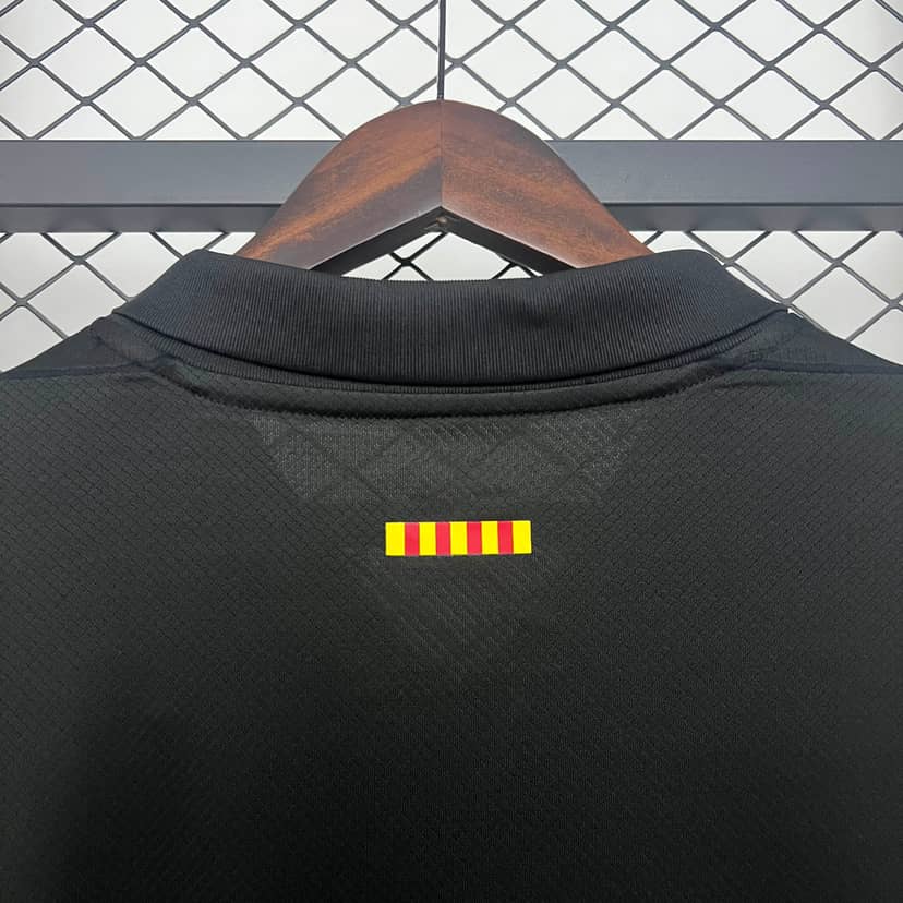 2024/2025 Barcelona Travis Scott Joint Edition Black Shirt--3