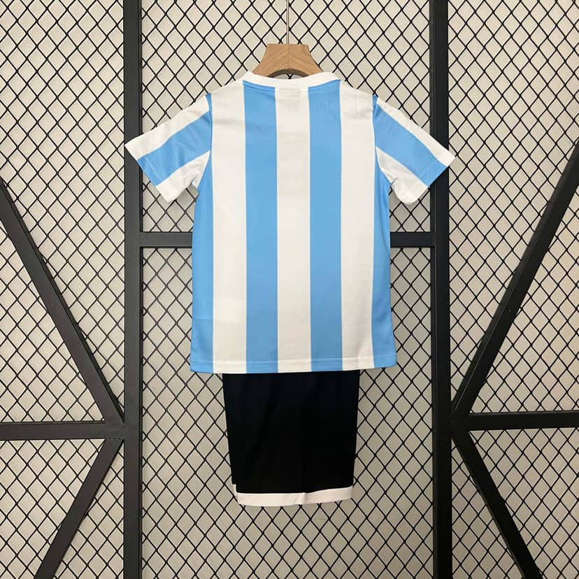 1986 Retro Argentina National Team Home Shirt Kids Size--1