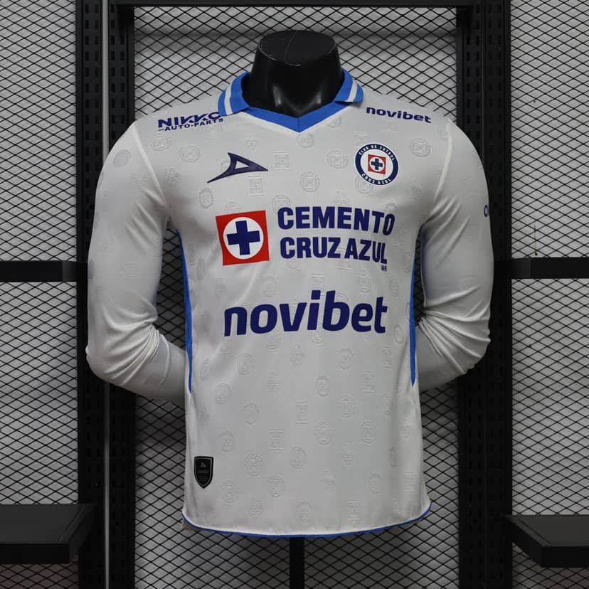 2026/2027 Player Version Long Sleeve Cruz Azul Away Jersey