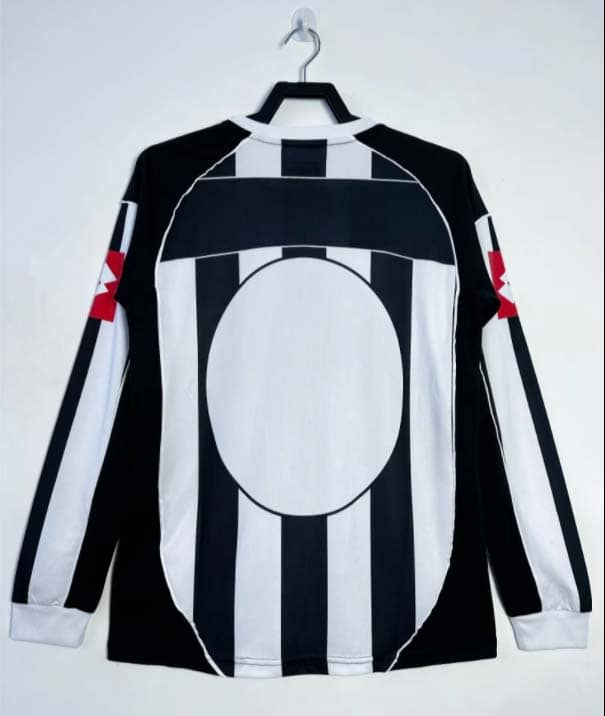 2002/2003 Retro Long Sleeve Juventus Home Jersey--1