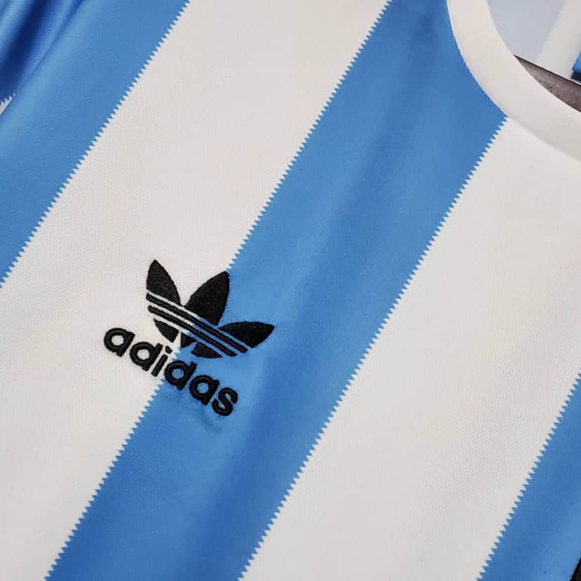 1978 Retro Argentina National Team Home Jersey--3