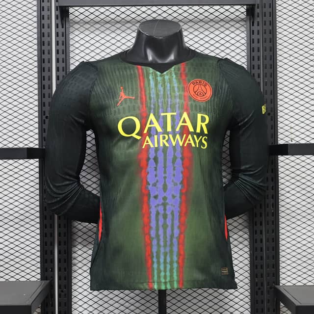 2026/2027 Player Version Long Sleeve Psg Paris Saint-Germain Third Away Shirt