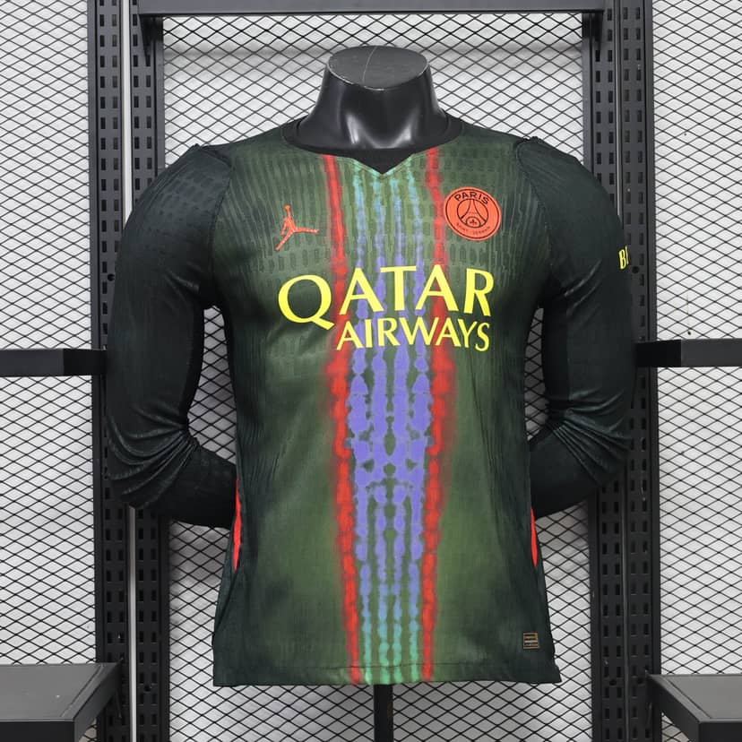 2026/2027 Player Version Long Sleeve Psg Paris Saint-Germain Third Away Shirt