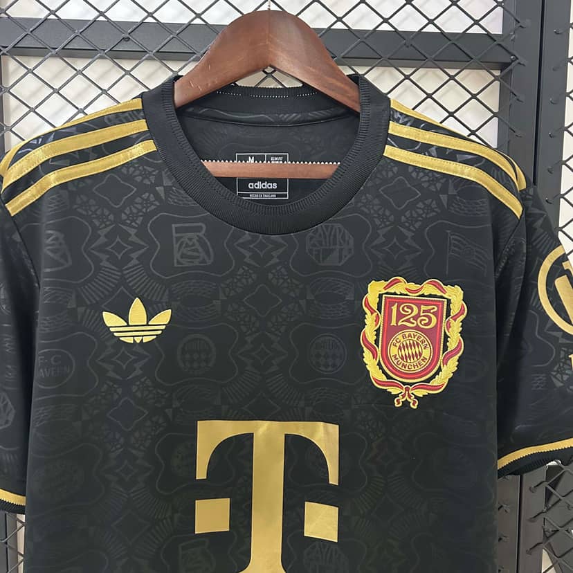 2024/2025 Bayern Munich 125th Anniversary Edition Black Shirt--2