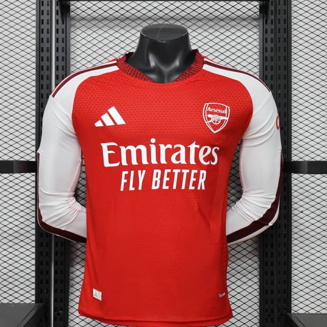 2026/2027 Player Version Long Sleeve Arsenal Home Shirt