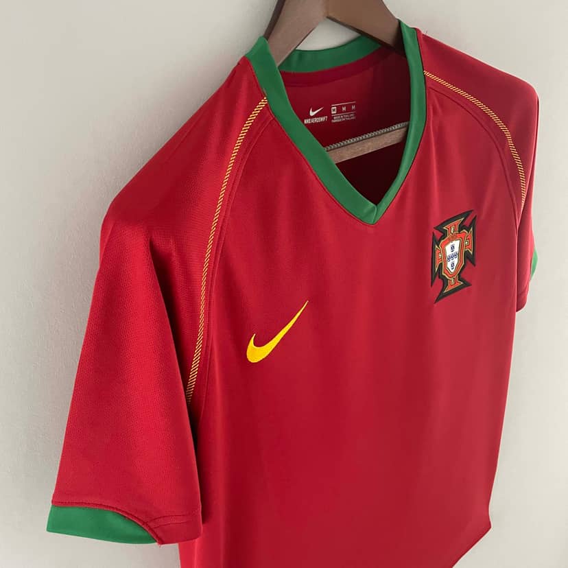 2006 Retro Portugal Home Shirt--4