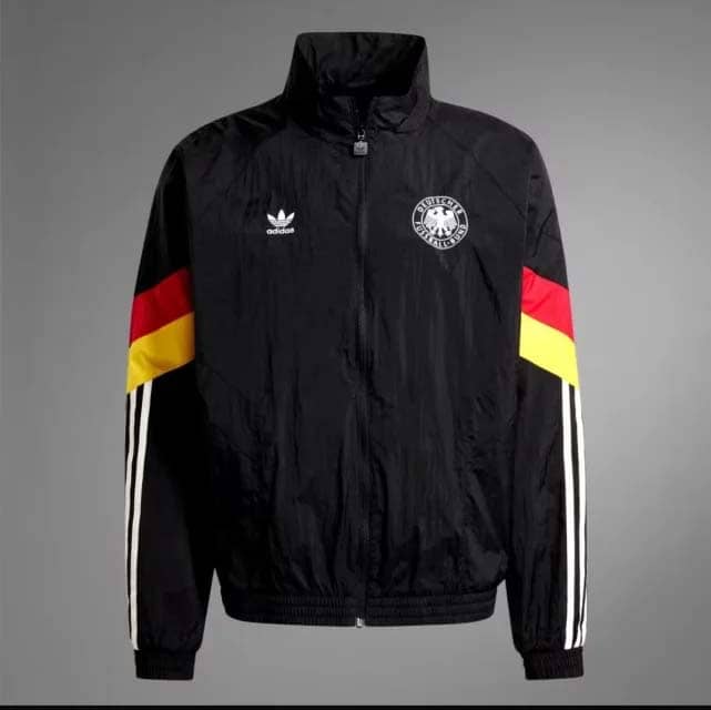 2024 Germany Windbreaker Black Jersey