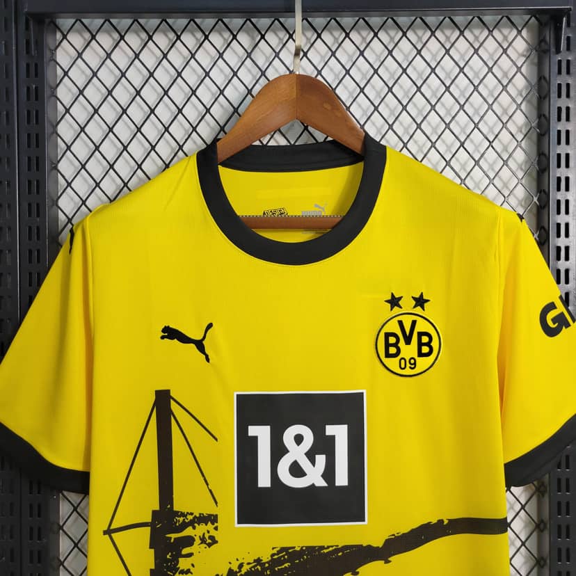 2023/2024 Dortmund Home Shirt--3