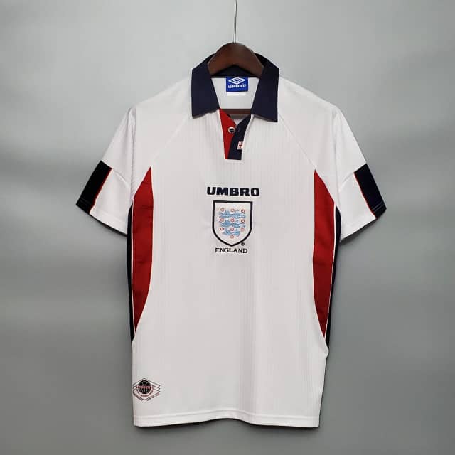 1998 Retro England Home Jersey