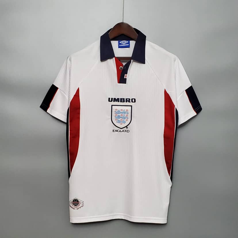 1998 Retro England Home Jersey