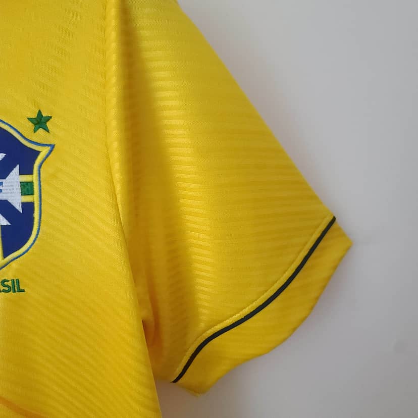 1994 Retro Brazil Home Jersey--7