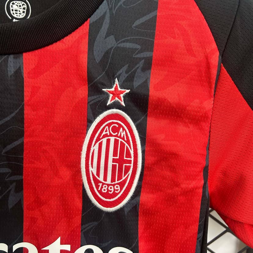 2025/2026 AC Milan Home Shirt Kids Size--4