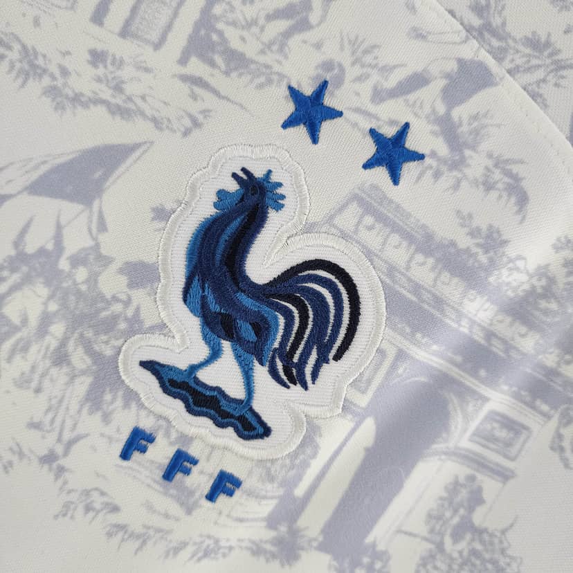 2022 FIFA World Cup France Away Shirt White--4