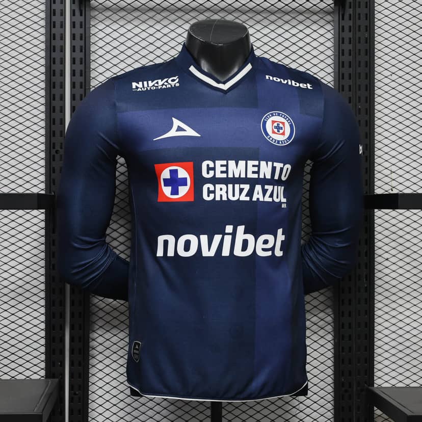 2026/2027 Player Version Long Sleeve Cruz Azul Third Away Jersey
