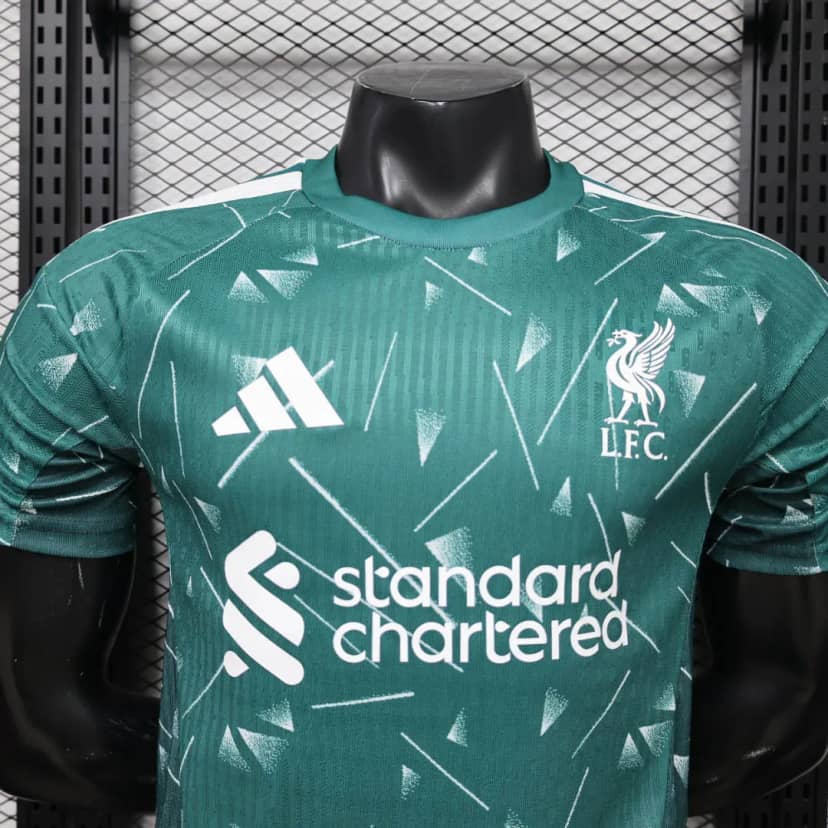 2026/2027 Player Version Liverpool Goalkeeper Green Shirt--2