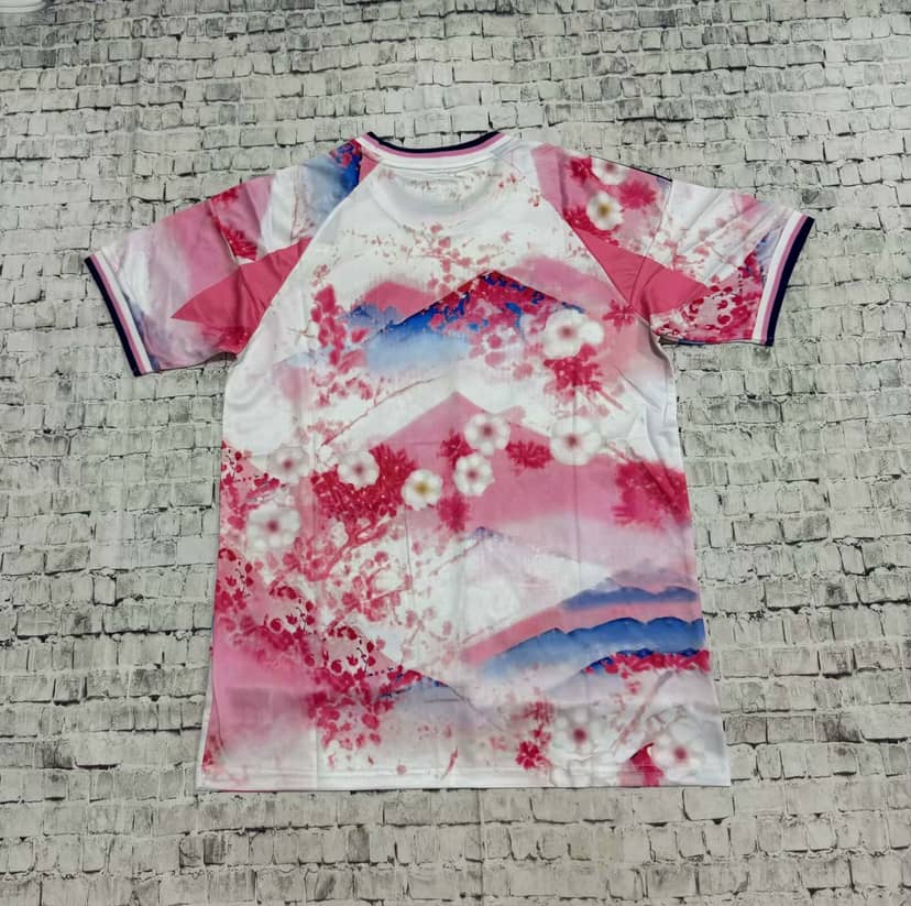 2025 Japan Special Edition Pink Mount Fuji cherry blossoms Shirt--1
