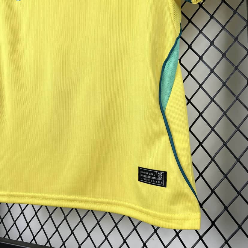 2026 Brazil Home Shirt Kids Size--5