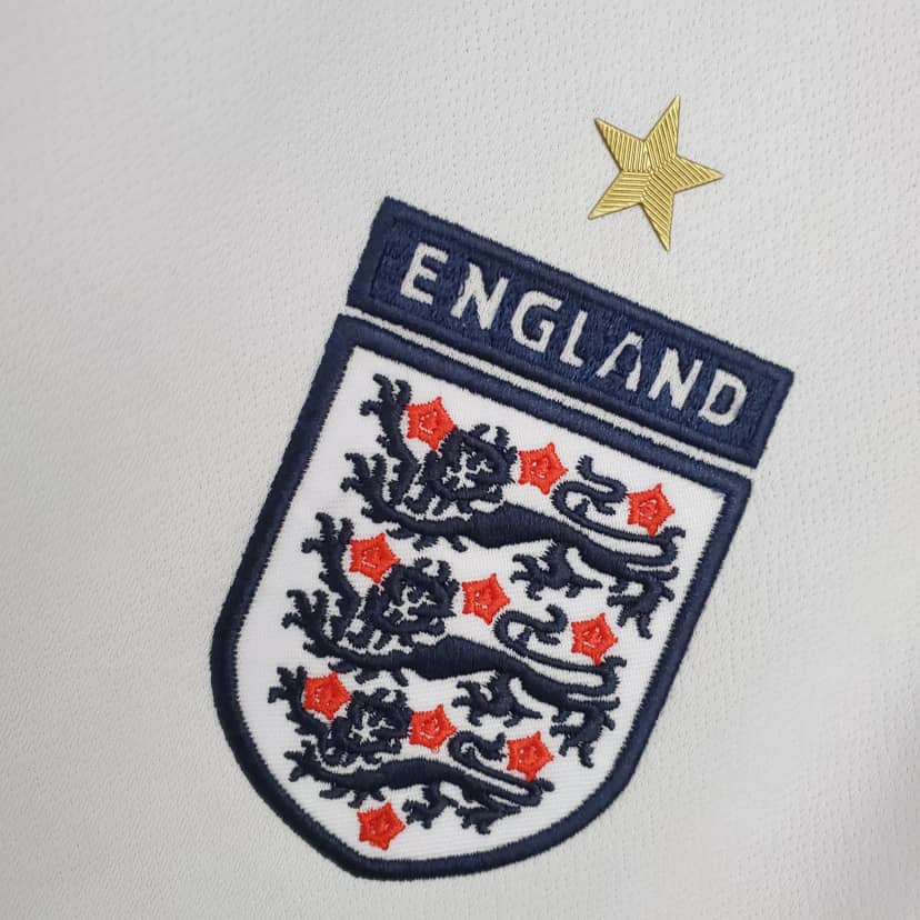 2006 Retro England Home Jersey--4