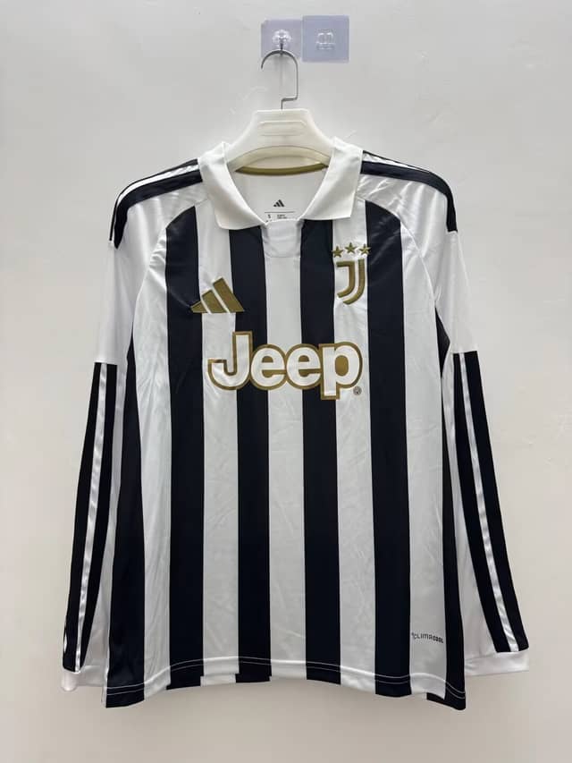 2026/2027 Long Sleeve Juventus Home Jersey
