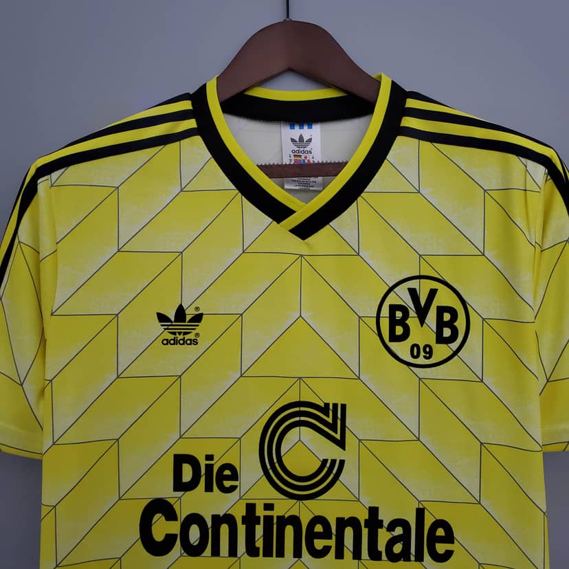 1988/1989 Retro Dortmund Home Shirt--2