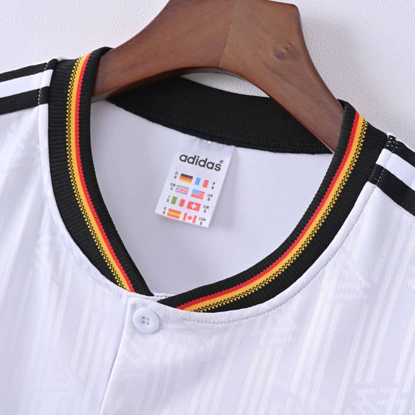 1996 Retro Germany Home Jersey Shirt--2