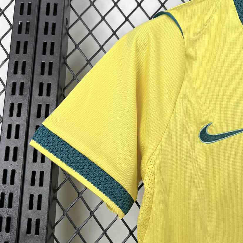 2026 Brazil Home Shirt Kids Size--3