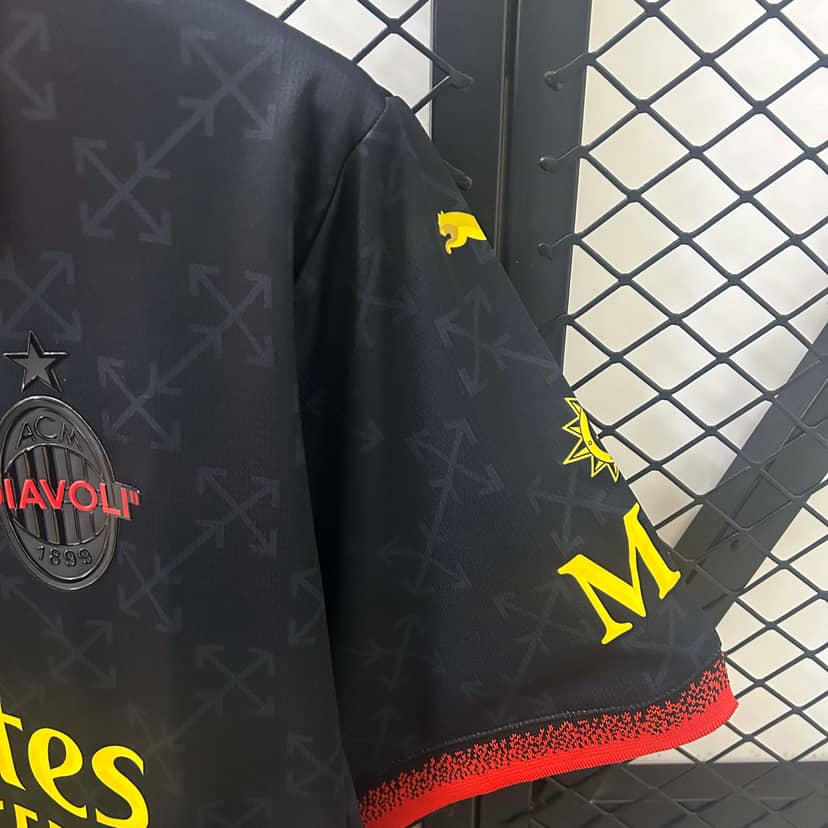 2024/2025 AC Milan Fourth Away Black Jersey--6