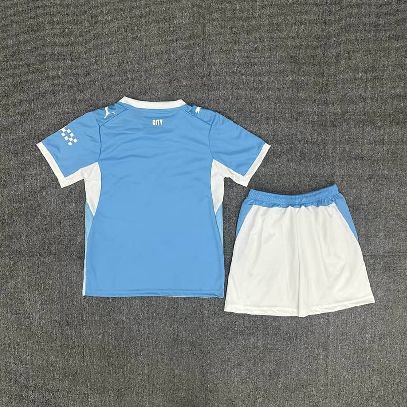 2026/2027 Manchester City Home Shirt Kids Size--1
