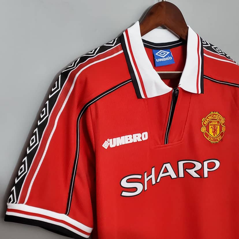 1998/1999 Retro Manchester United Home Shirt--5