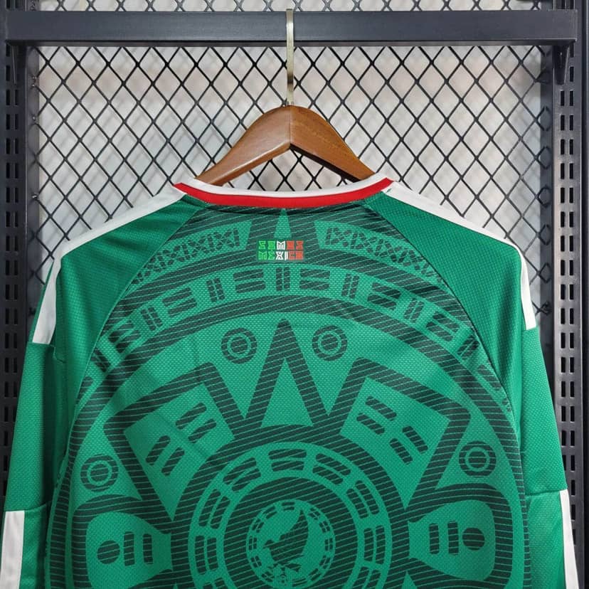 2026 Long Sleeve Mexico National Home Shirt--3