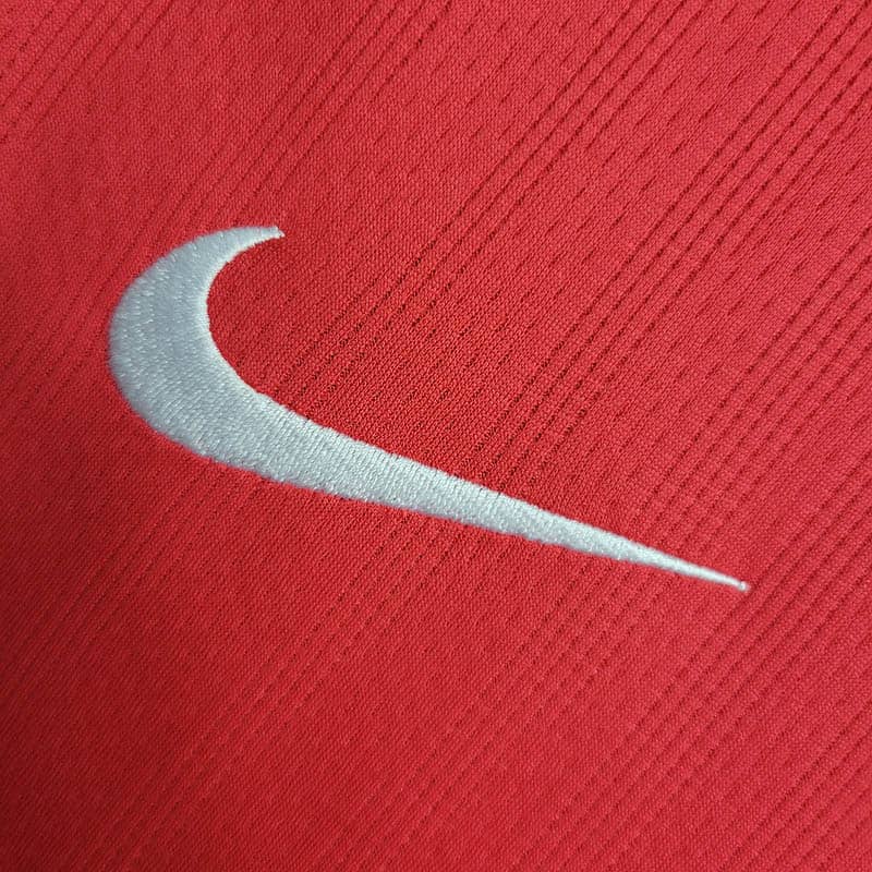 2007-2008 Retro Long Sleeve Manchester United Home Shirt--3