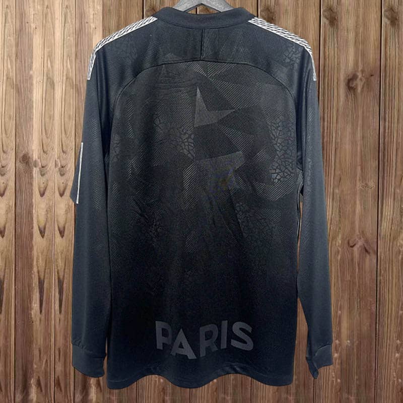 2017/2018 Retro Long Sleeve Psg Paris Saint-Germain Third Away Shirt--1