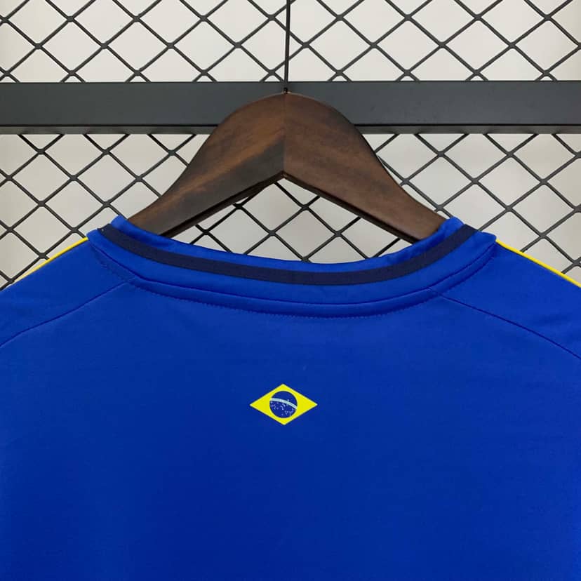 2025 Brazil Special Edition Jesus blue Shirt--3