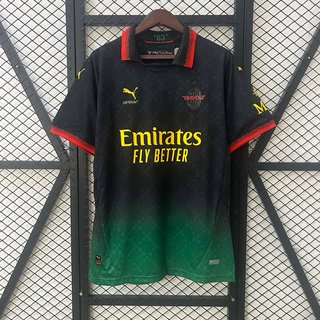 2024/2025 AC Milan Fourth Away Black Jersey