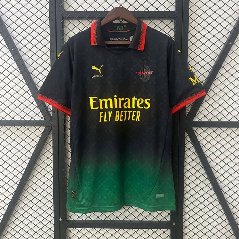 2024/2025 AC Milan Fourth Away Black Jersey