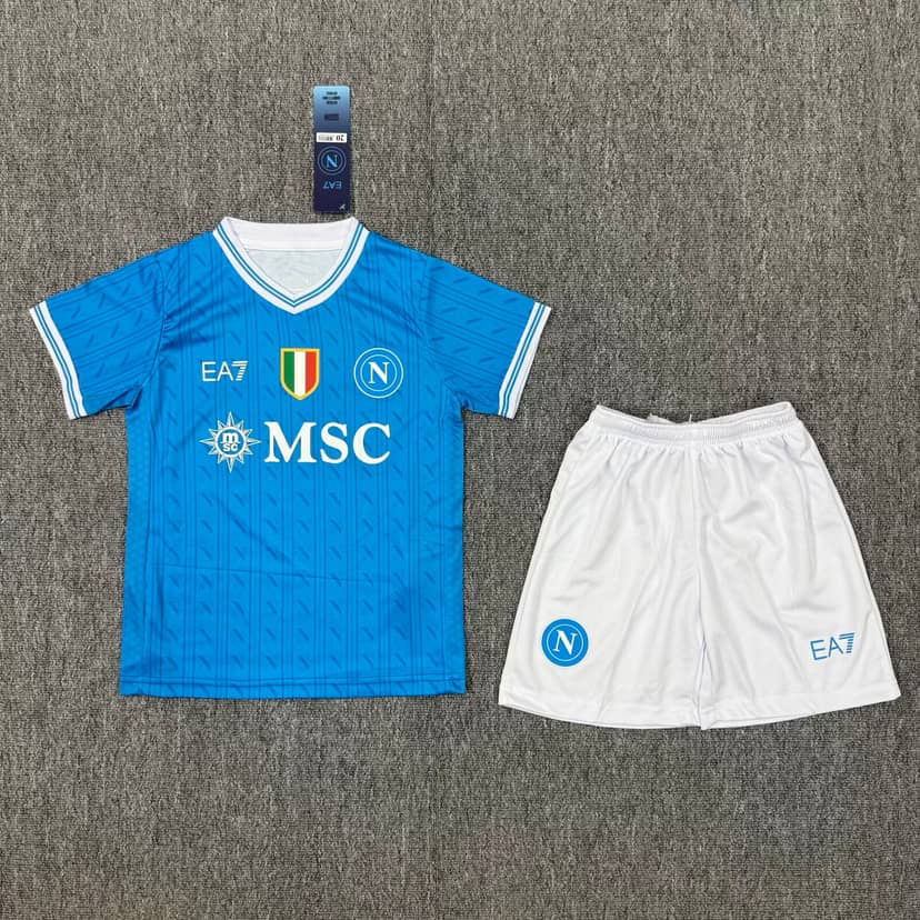 2025/2026 Napoli Home Jersey Kids Size