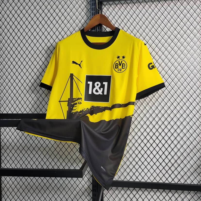 2023/2024 Dortmund Home Shirt--2