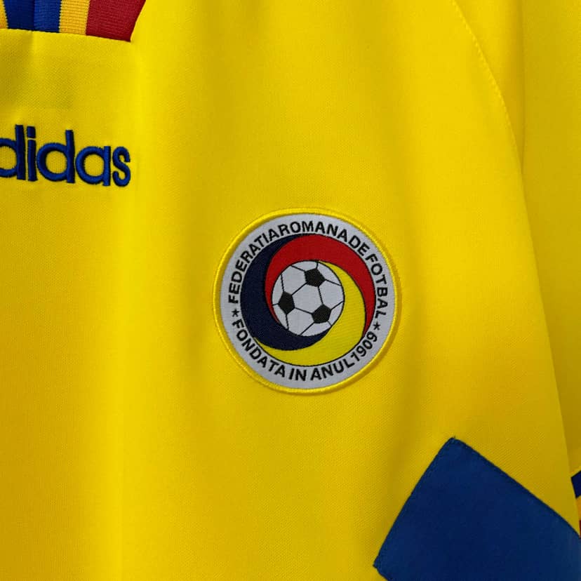 1994 Retro Romania National Team Home Shirt--4